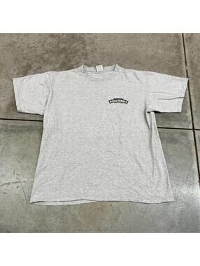 vintage ben and jerrys ice cream grey small logo made in usa shirt size large